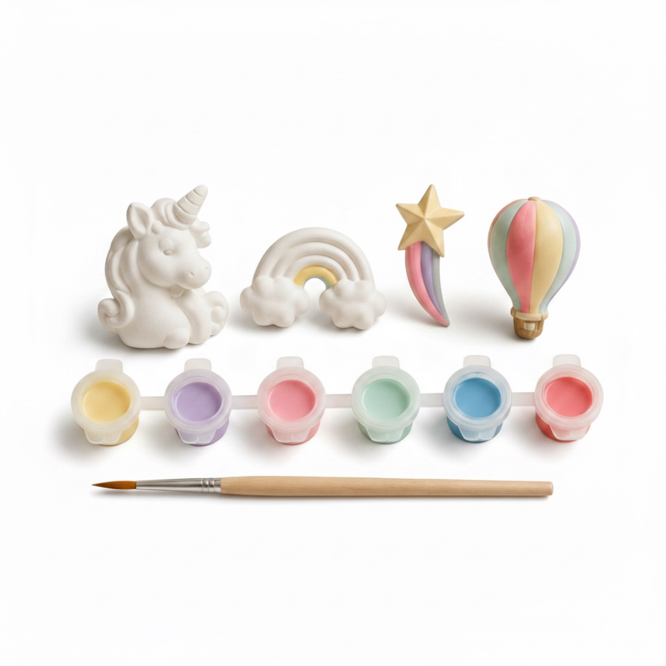 Sundrops Unicorn &Sihirli Şekiller DIY Taş Boyama Kiti