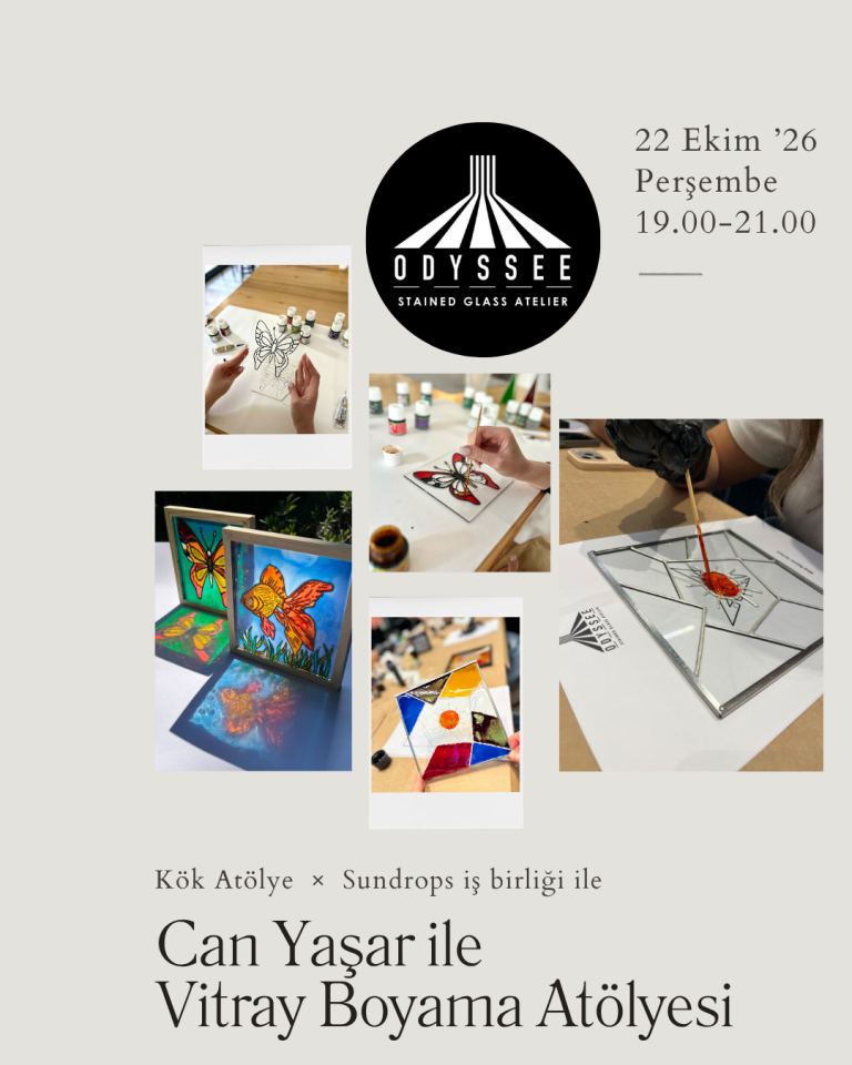Vitray Boyama Atölyesi | Can Yaşar ile – 22 Ekim